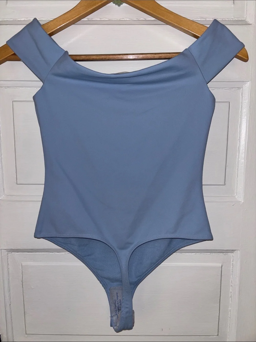 FREE PEOPLE INTIMATELY OFF TO THE RACES OFF SHOULDER BODYSUIT